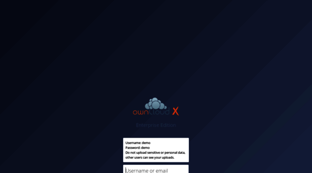 demo.owncloud.com