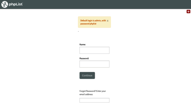 demo.phplist.org