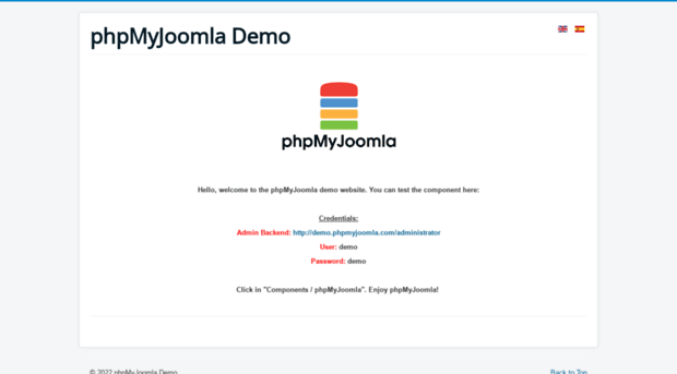 demo.phpmyjoomla.com