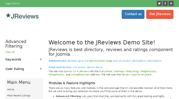 demo.reviewsforjoomla.com