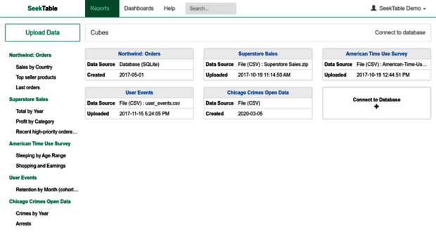 demo.seektable.com