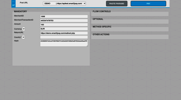 demo.smart2pay.com