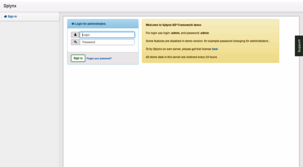 demo.splynx.com
