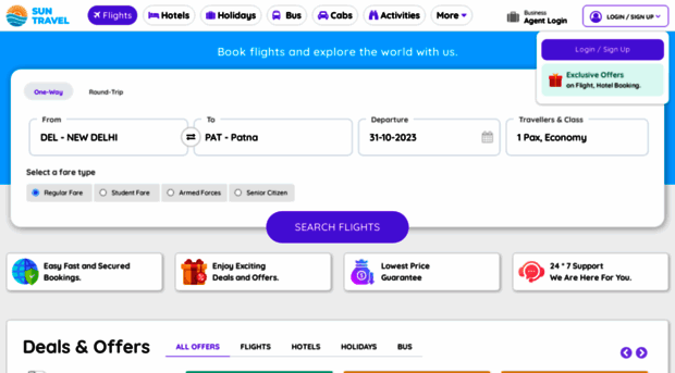 demo.suntravel.co.in
