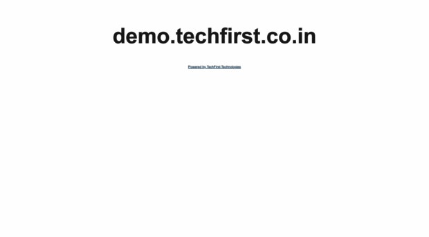 demo.techfirst.co.in