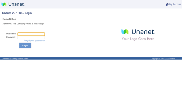 demo.unanet.com