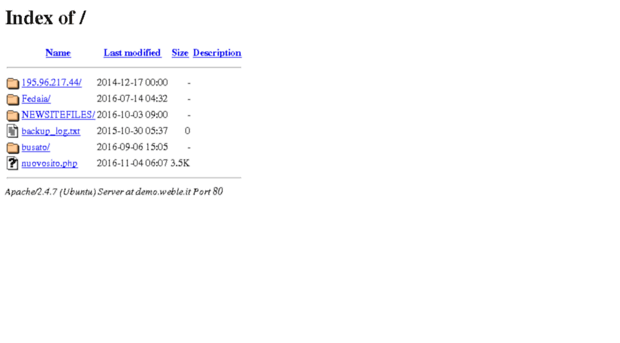demo.weble.it