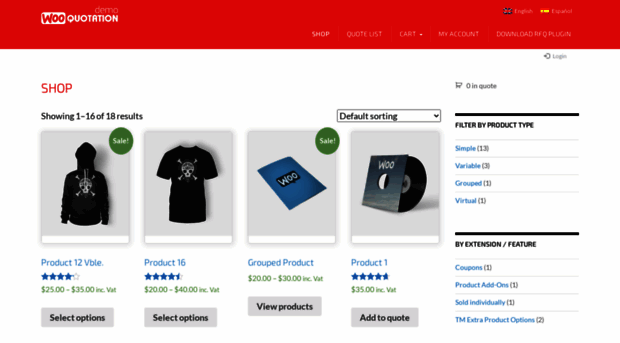 demo.woocommercequoteplugin.com