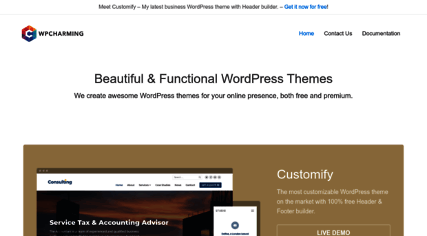 demo.wpcharming.com