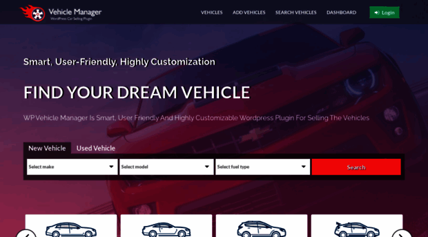 demo.wpvehiclemanager.com