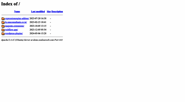 demo.zealousweb.com