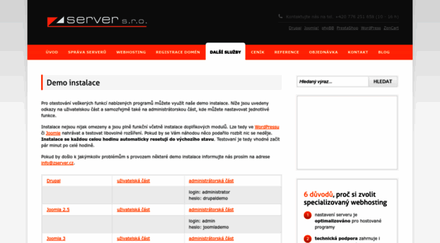 demo.zserver.cz