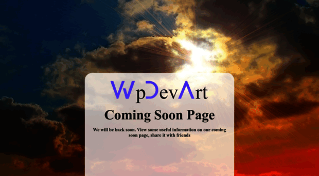 democomingsoon.wpdevart.com