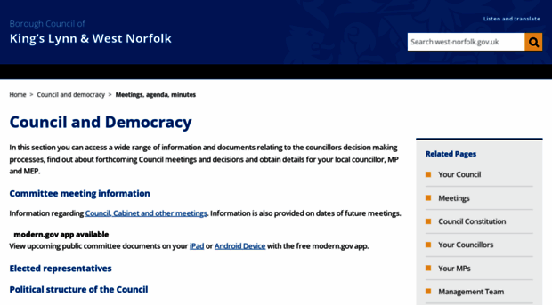 democracy.west-norfolk.gov.uk