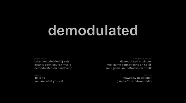 demodulated.com