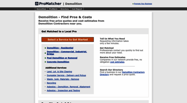 demolition.promatcher.com