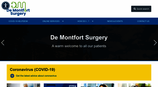 demontfortsurgery.co.uk