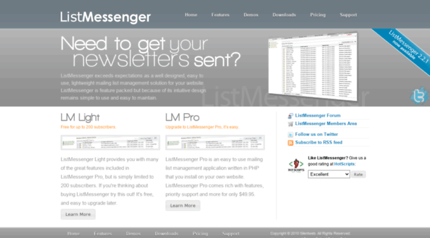 demos.listmessenger.com