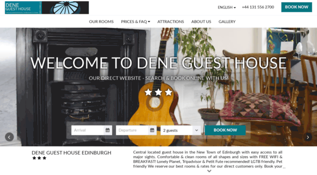 deneguesthouse.com