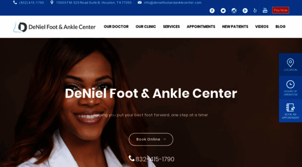 denielfootandanklecenter.com