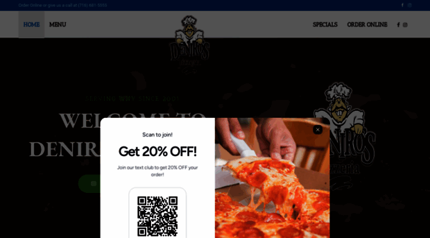 denirospizzeria.com