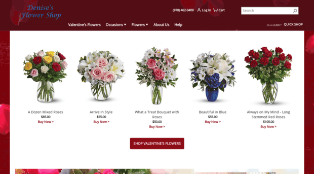 denisesflowershop.net