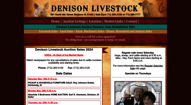 denisonlivestock.com