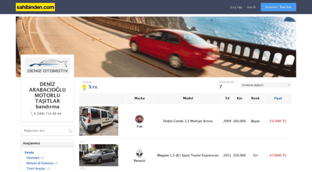 denizotomotivbandirma.sahibinden.com