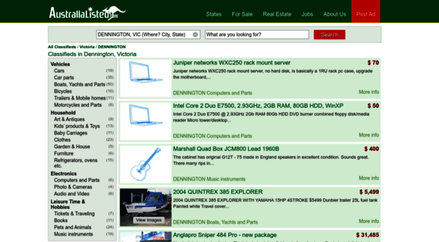 dennington.australialisted.com
