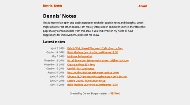 dennisnotes.com