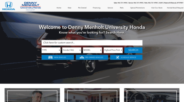 dennymenholtuniversityhonda.com