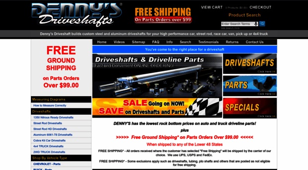 dennysdriveshaft.com