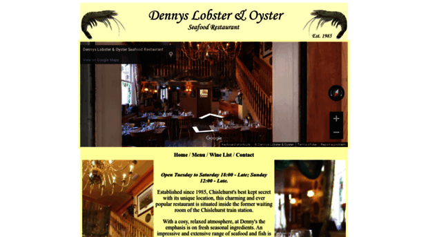 dennysseafoodrestaurant.co.uk