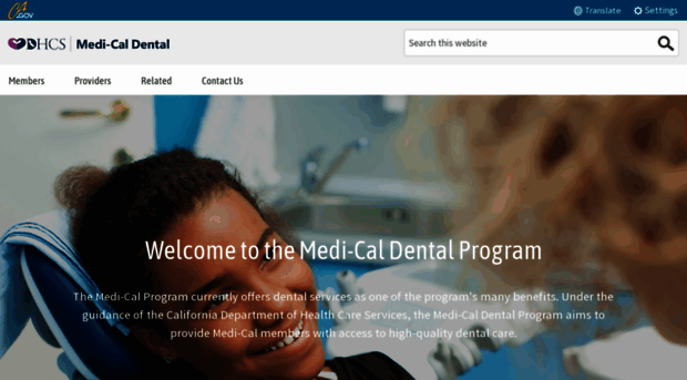 dental.dhcs.ca.gov - Welcome to the Medi-Cal Dental... - Dental Dhcs Ca