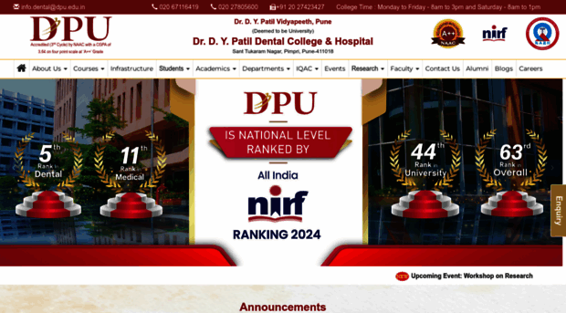 dental.dpu.edu.in