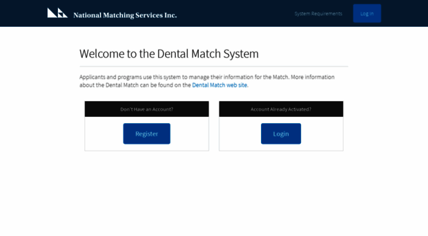 dental.matchprogram.org