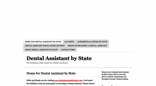 dentalassistantbystate.com
