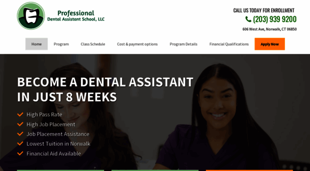 dentalassistantschoolct.com