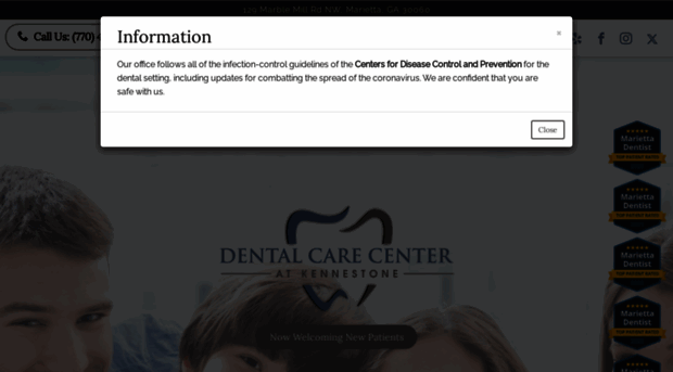 dentalcarecenterkennestone.com