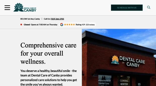 dentalcareofcanby.com