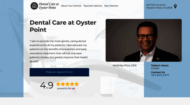 dentalcareoysterpoint.com