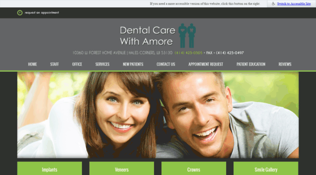 dentalcarewithamore.com