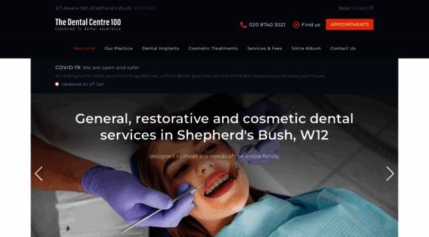 dentalcentre100.com