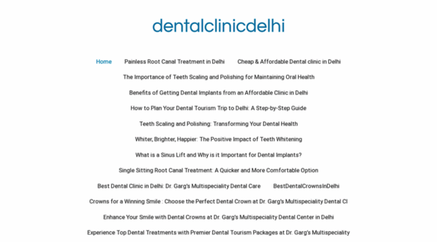 dentalclinicdelhi.webador.com