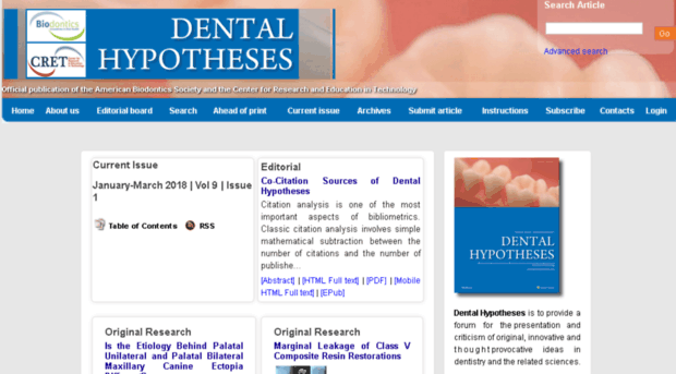 dentalhypotheses.com