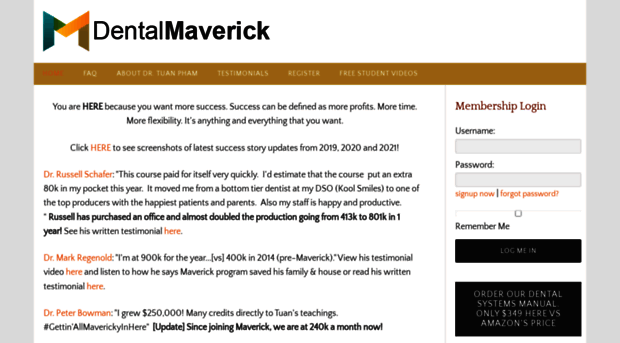 dentalmaverick.com