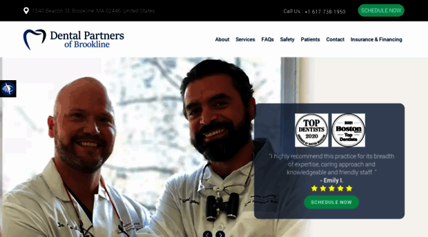 dentalpartnersofbrookline.com