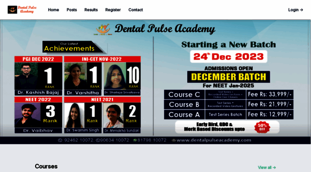 dentalpulseacademy.testpress.in