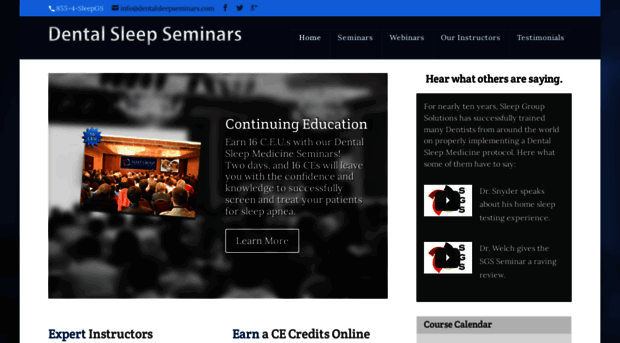 dentalsleepseminars.com