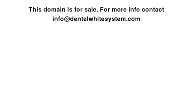 dentalwhitesystem.com